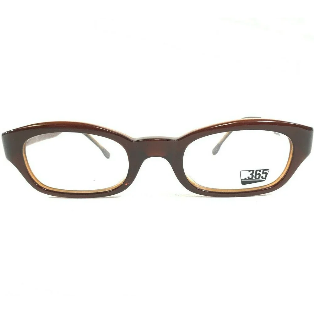 FreudenHaus 365 Eyeglasses Frames Charles:bbb Shiny Brown Thick Rim 46-17-135